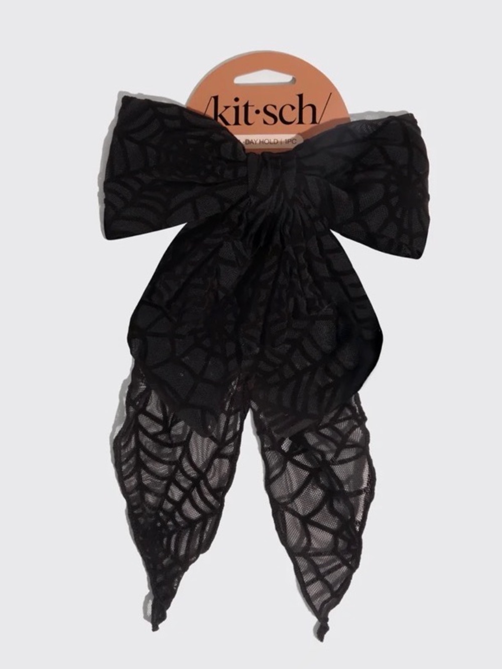 NWT ⚜️🖤⚜️ Kitsch Spiderweb Bow Hair
Barrette